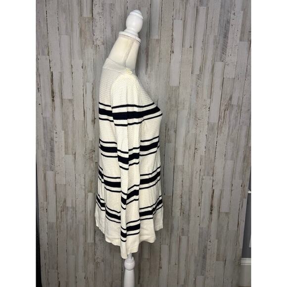 Talbots Women's Striped Sweater Large Multicolor Boat Neck Long Sleeve Casual - Picture 5 of 8